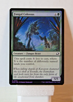 MTG EOE: X4 Fungal Colossus (Creature) Edge of Eternities Foil Common 0184 - Image 1