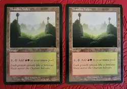 MTG Mossfire Valley x2 LP ~Odyssey (Magic the Gathering)*Free Shipping* - Image 1