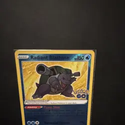 Pokemon Radiant Blastoise 018/078 GO Radiant Rare Holo Basic 150 HP Card - Image 1