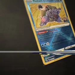 Pokemon Radiant Blastoise 018/078 GO Radiant Rare Holo Basic 150 HP Card - Image 3