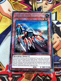 Infinitrack Harvester ra05-en014 (NEW) Platinum-Secret Rare Yu-Gi-Oh! - Image 1