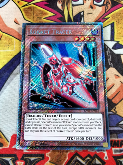 Rokket Tracer ra05-en015 (NEW) Platinum-Secret Rare Yu-Gi-Oh! - Image 1