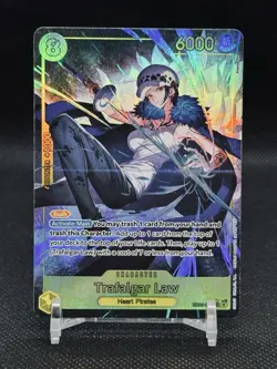 One Piece CCG English Trafalgar Law SEC Alt Art EB03-062 NM Heroine Edition - Image 1