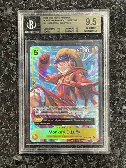 Monkey.D.Luffy (Illustration Box Vol.3) OP07-109 One Piece Promotion BGS 9.5 - Image 1