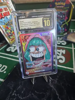 Bandai Sugar OP10-003 Base Shop Limited Promo Leader Japanese CGC Pristine 10 - Image 1