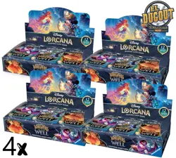 Disney Lorcana: Whispers in the Well Booster Box SEALED CASE (4x Boxes) - Image 1
