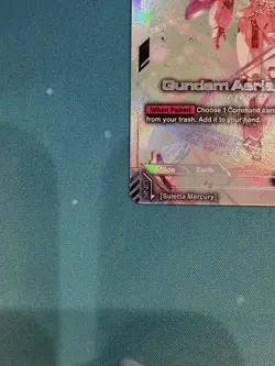 Gundam Aerial Rebuild GD01-067 LR+ FOIL Newtype Rising Gundam Card Game - Image 4