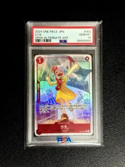 One Piece Card Game 🏴‍☠OP09-002 Uta R JPN Graded PSA 10 US Seller 🇺🇸 - Image 1