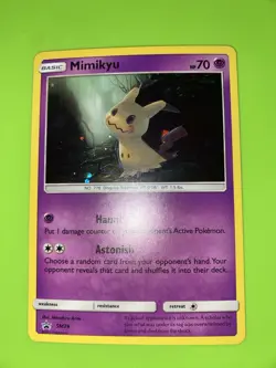 Mimikyu SM29 Promo Holo Pokemon TCG SM Basic 70 HP English Card - Image 1