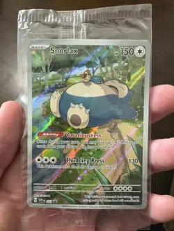 Pokemon TCG Snorlax 051 SV Scarlet & Violet 151 Promo Card Sealed - Image 1