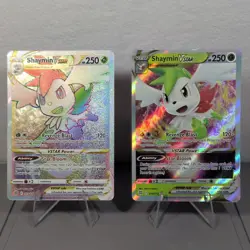Shaymin VSTAR Pokemon TCG Holo Lot 2 Cards 014/172 173/172 F 2022 - Image 1