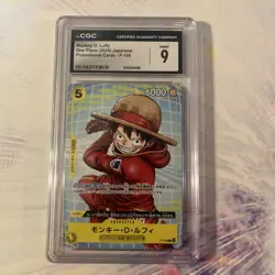 Monkey D. Luffy P-106 CGC 9 Promo Card 2025 One Piece Japanese - Image 1