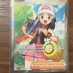 Pokemon TCG Dawn Trainer Supporter Full Art Ultra Rare Holo Card 118/094 - Image 3