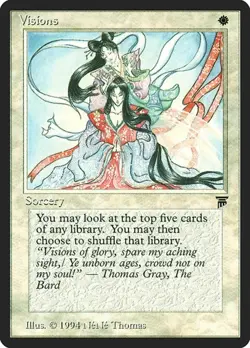 Visions Legends LP MTG - Image 1