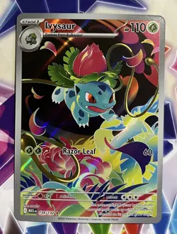 Pokemon TCG Ivysaur Mega Evolution Reverse Holo Card 134/132 - Image 1