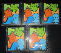 Pokemon Paldea Evolved ETB Sleeves 5x 65 Card Sleeves (325 Total) New - Image 1