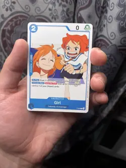One Piece TCG Prerelease Event P-096 Girl Promo Card English - Image 1