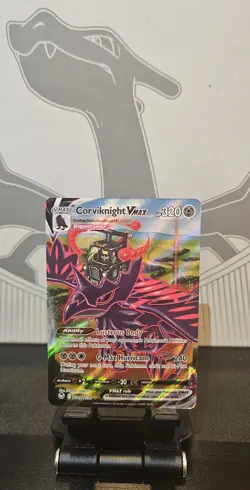 Corviknight VMAX TG19/TG30 Silver Tempest Ultra Rare Full Art Holo Pokemon Card - Image 1