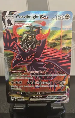 Corviknight VMAX TG19/TG30 Silver Tempest Ultra Rare Full Art Holo Pokemon Card - Image 3