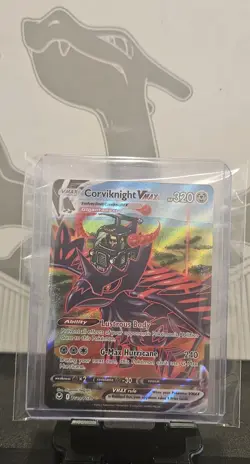 Corviknight VMAX TG19/TG30 Silver Tempest Ultra Rare Full Art Holo Pokemon Card - Image 5