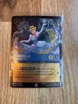 Disney Lorcana Cinderella Dream Come True Foil Character Card 155/204 - Image 1