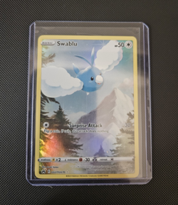 Pokemon Swablu GG27/GG70 Crown Zenith Galarian Gallery Full Art Holo Card - Image 1