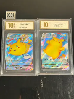 Pokemon Card Chinese Flying Pikachu VMAX csDC 024/024 ,022/024-Pyxis gold 10 - Image 1