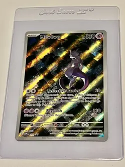 RARE Pokemon - MEWTWO - 052 52 - SV Scarlet & Violet Promo Card Holofoil HOLO NM - Image 2