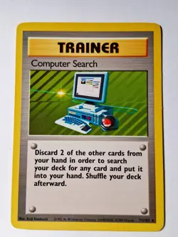 Computer Search (71/102) - Base Set Pokemon Card - Rare Near Mint! - Image 1