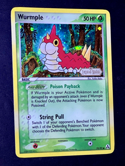 2006 Pokemon WURMPLE Ex Legend Maker REVERSE HOLO Stamped Card 70/92 SWIRL NM+ - Image 1