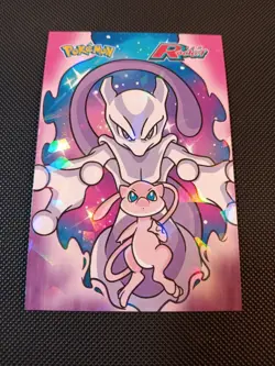 Mewtwo & Mew Cracked Ice Holo Team Rocket Card Database Peru Pokemon - Image 1