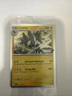 Luxray 28/88 Perfect Order Best Buy Stamped Promo Perfect Order SEALED Card - Image 1