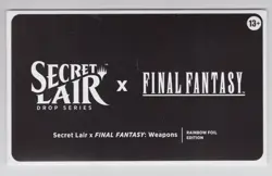 MTG Secret Lair x Final Fantasy Weapons Foil SLD Magic the Gathering Sealed - Image 1