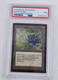 1993 MAGIC THE GATHERING COLLECTOR'S EDITION BLACK LOTUS NM PSA 7 - Image 1