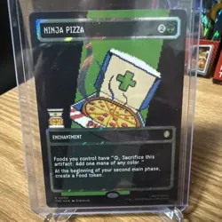 Ninja Pizza - Surge Foil - Borderless Teenage Mutant Ninja Turtles MTG R0093 - Image 1