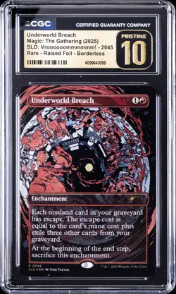 2025 MTG SLD: VROOOOOOMMMMMM! #2045 UNDERWORLD BREACH CGC 10 PERFECT - Image 1