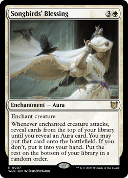 Songbirds' Blessing [Wilds of Eldraine Commander] Magic MTG - Image 1