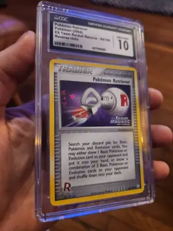 (POP 8) CGC 10 Pokemon Team Rocket Returns Pokemon Retriever Reverse Holo 84/109 - Image 1