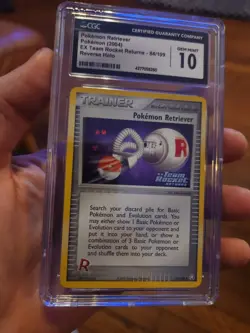 (POP 8) CGC 10 Pokemon Team Rocket Returns Pokemon Retriever Reverse Holo 84/109 - Image 2
