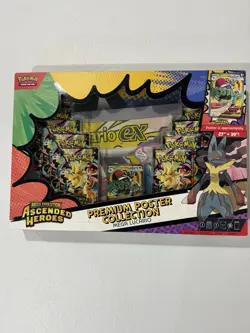 Pokemon Ascended Heroes Premium Poster Collection (Mega Lucario) Sealed/New - Image 1