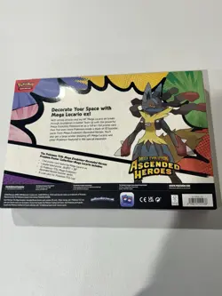 Pokemon Ascended Heroes Premium Poster Collection (Mega Lucario) Sealed/New - Image 2