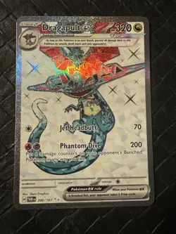 Pokemon TCG Dragapult EX 200/167 Twilight Masquerade Full Art Ultra Rare NM - Image 1