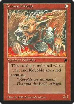 Crimson Kobolds Legends LP MTG - Image 1