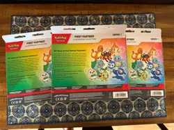 Pokemon TCG First Partner Illustration Collection Series x 3 New Sealed - Image 2
