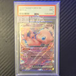 PSA 9 Mew ex 151/165 Scarlet & Violet 151 Double Rare Holo – 2023 Pokemon - Image 1