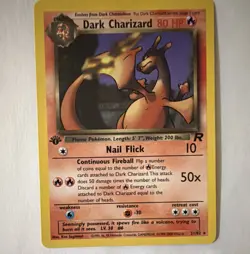 Pokemon Team Rocket 1st Edition Dark Charizard Charmander Card Lot - Image 2