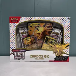 Pokemon TCG Scarlet & Violet 151 Zapdos Ex Collection Box New Sealed - Image 1