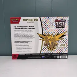 Pokemon TCG Scarlet & Violet 151 Zapdos Ex Collection Box New Sealed - Image 2