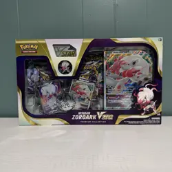 Pokemon TCG Hisuian Zoroark VSTAR Premium Collection Box Sealed - Image 1