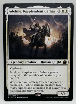 MTG Adeline, Resplendent Cathar Innistrad: Midnight Hunt Regular - Image 1